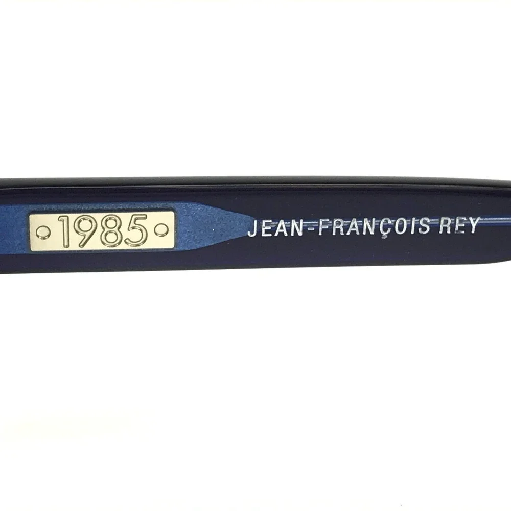 Jean-Francois Rey Eyeglasses Frames NIXON 2525 Black on Clear Blue 51-19-150